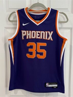Nike Dri- Fit Phoenix Suns Kevin Durant #35 NBA Basketball Jersey- Youth M 10/12